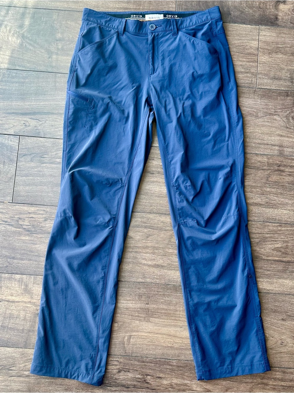 Orvis Convertible Blue Performance Tech Pants – Womens Size 10 - Roll Up Capri - Picture 2 of 16